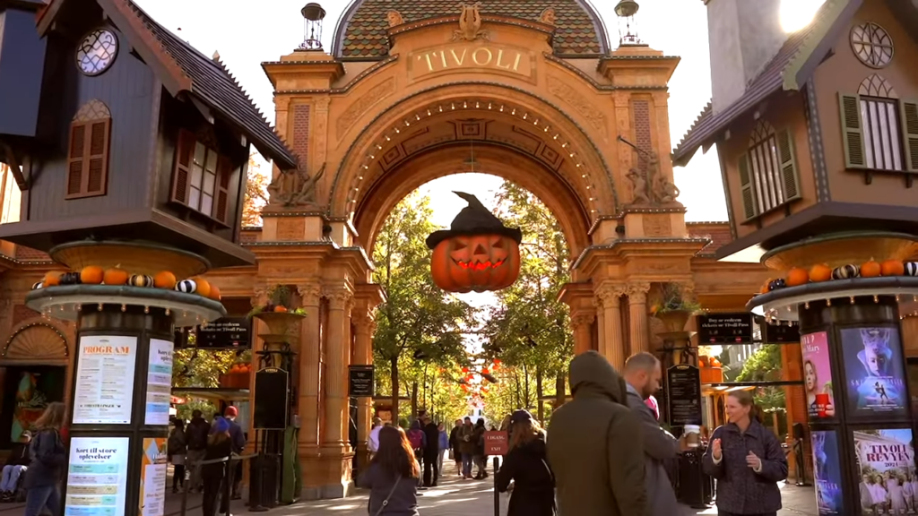 Tivoli Gardens Halloween (Copenhagen, Denmark) - Best Halloween Theme Parks to Visit